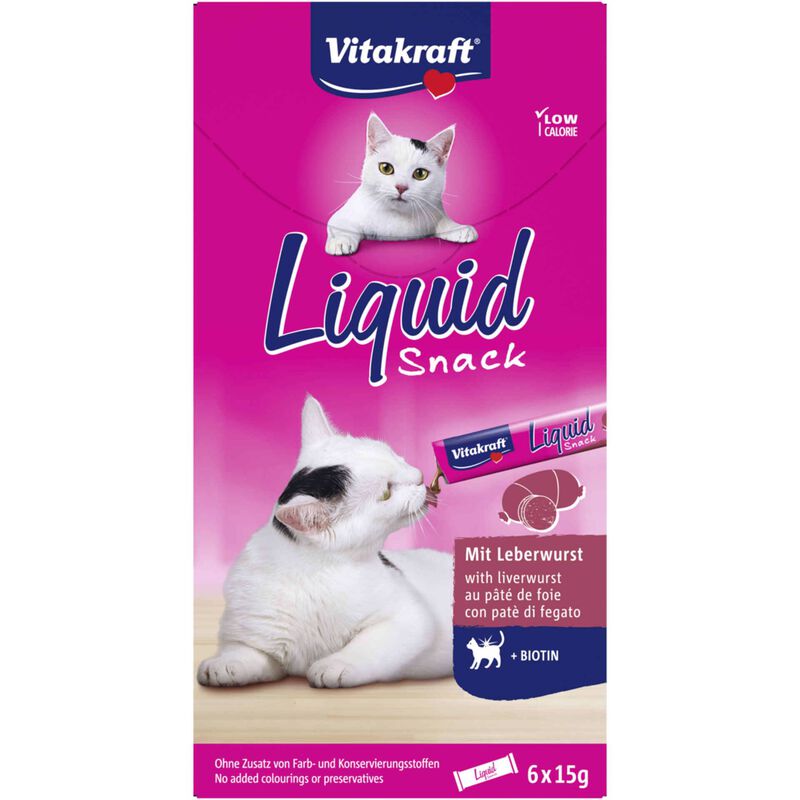 Snack para Gato Líquido Paté de Fígado Vitakraft
