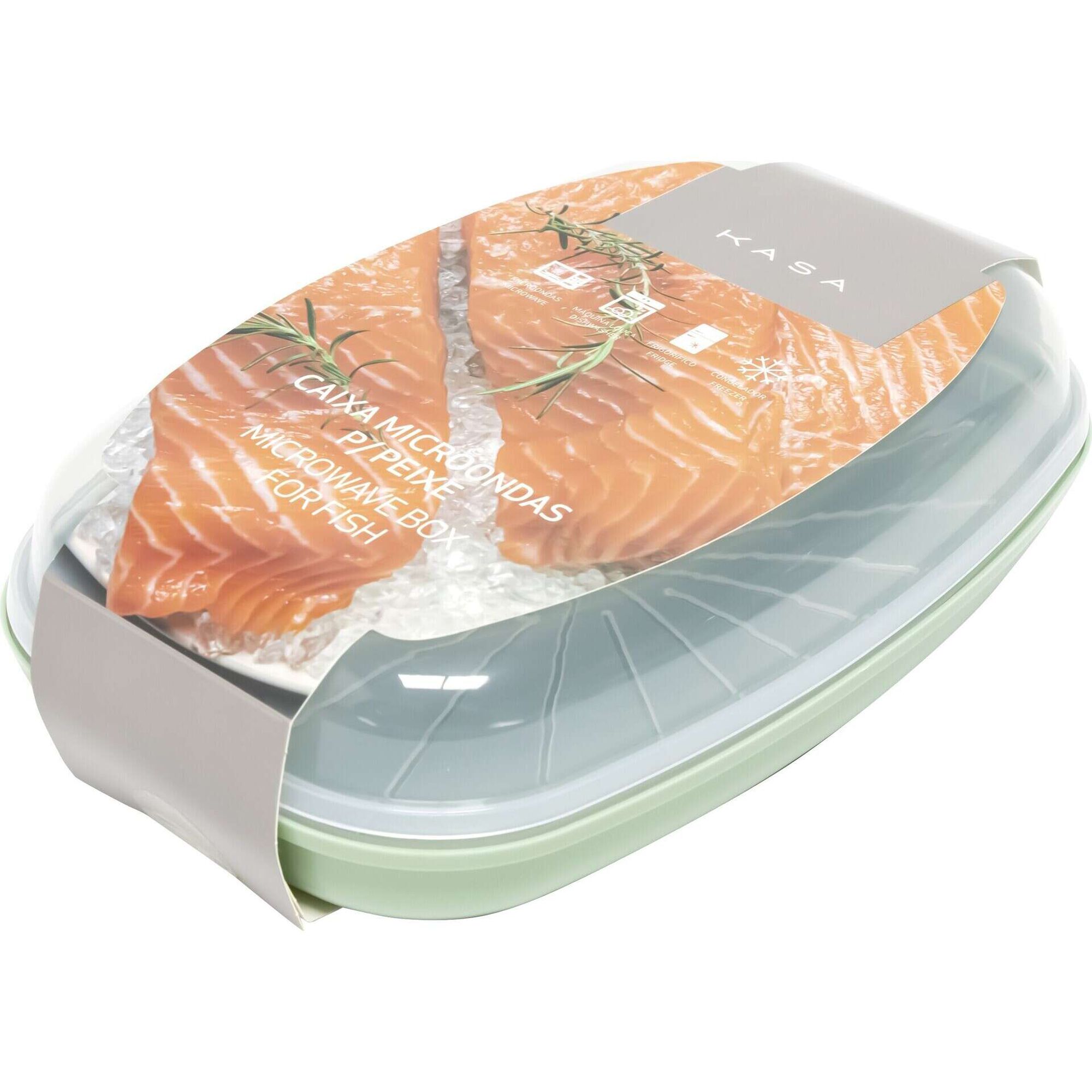 Caixa para Micro-ondas para Peixe Kasa