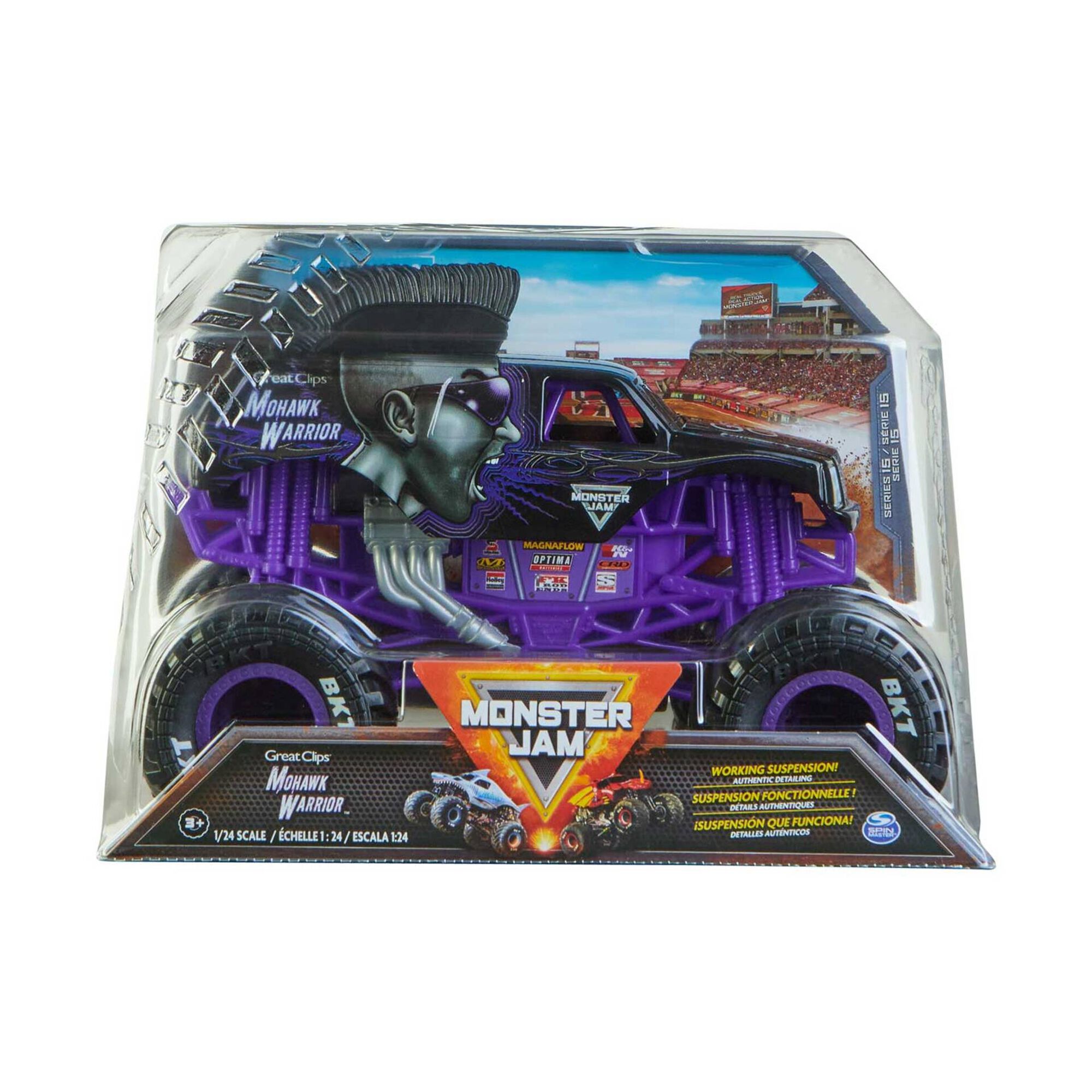 Veículos Monster Jam 1:24 (vários modelos)