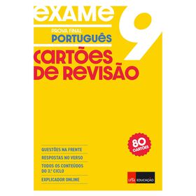 Cart&otilde;es de Revis&atilde;o - Exame Portugu&ecirc;s 9.&ordm; Ano de Alexandra Azevedo