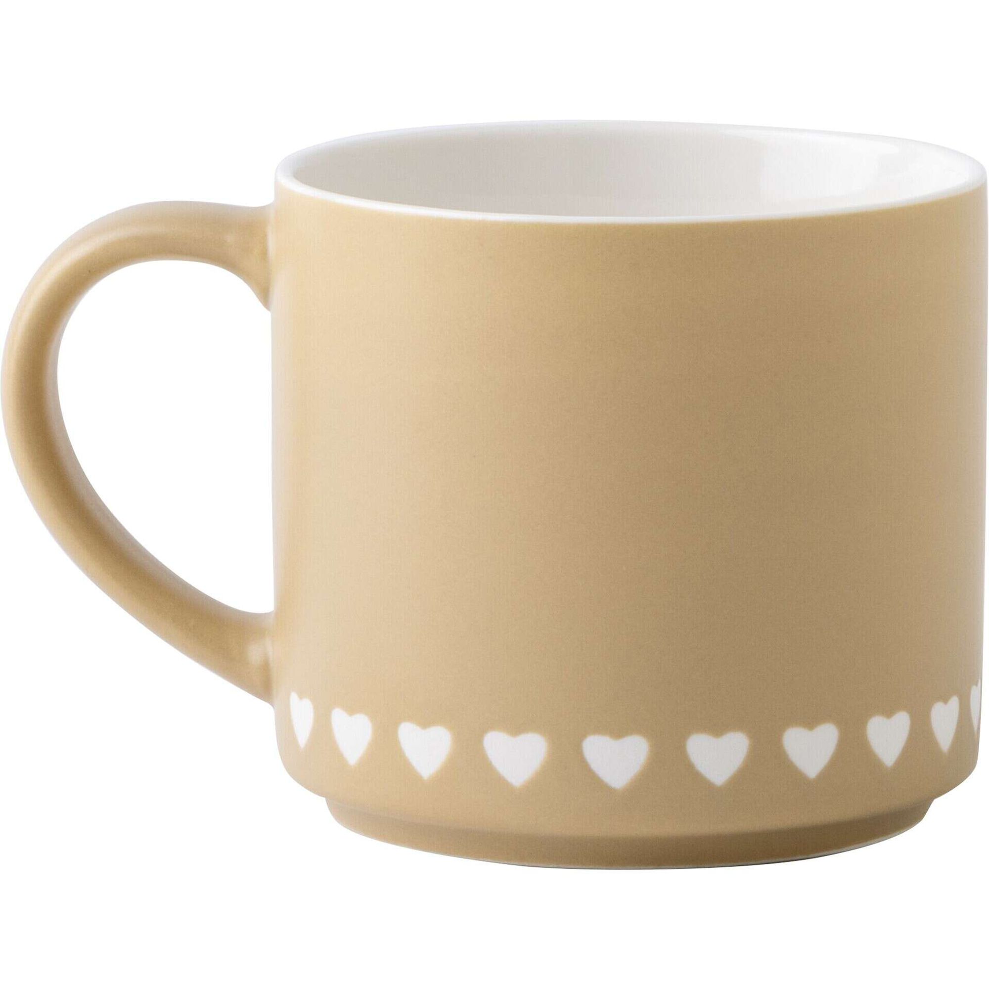 Caneca 470ml Bege Enjoy