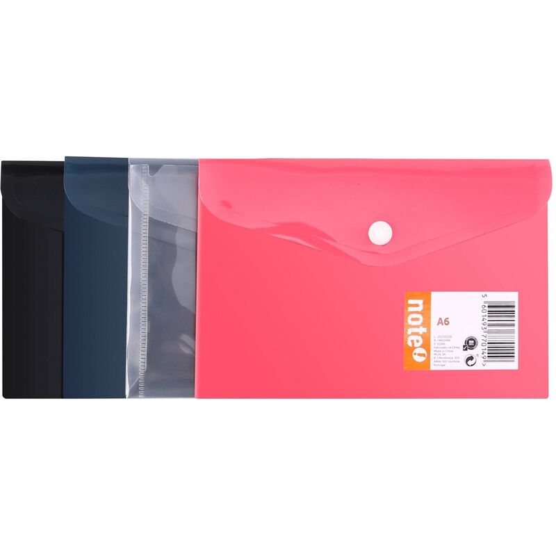Classificador Envelope A6 com Mola (várias cores) Note!