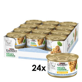 Comida H&uacute;mida para Gato Adulto Peixe Lata Purina Gourmet Nature