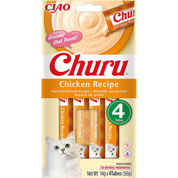 Snack para Gato em Líquido Frango Churu