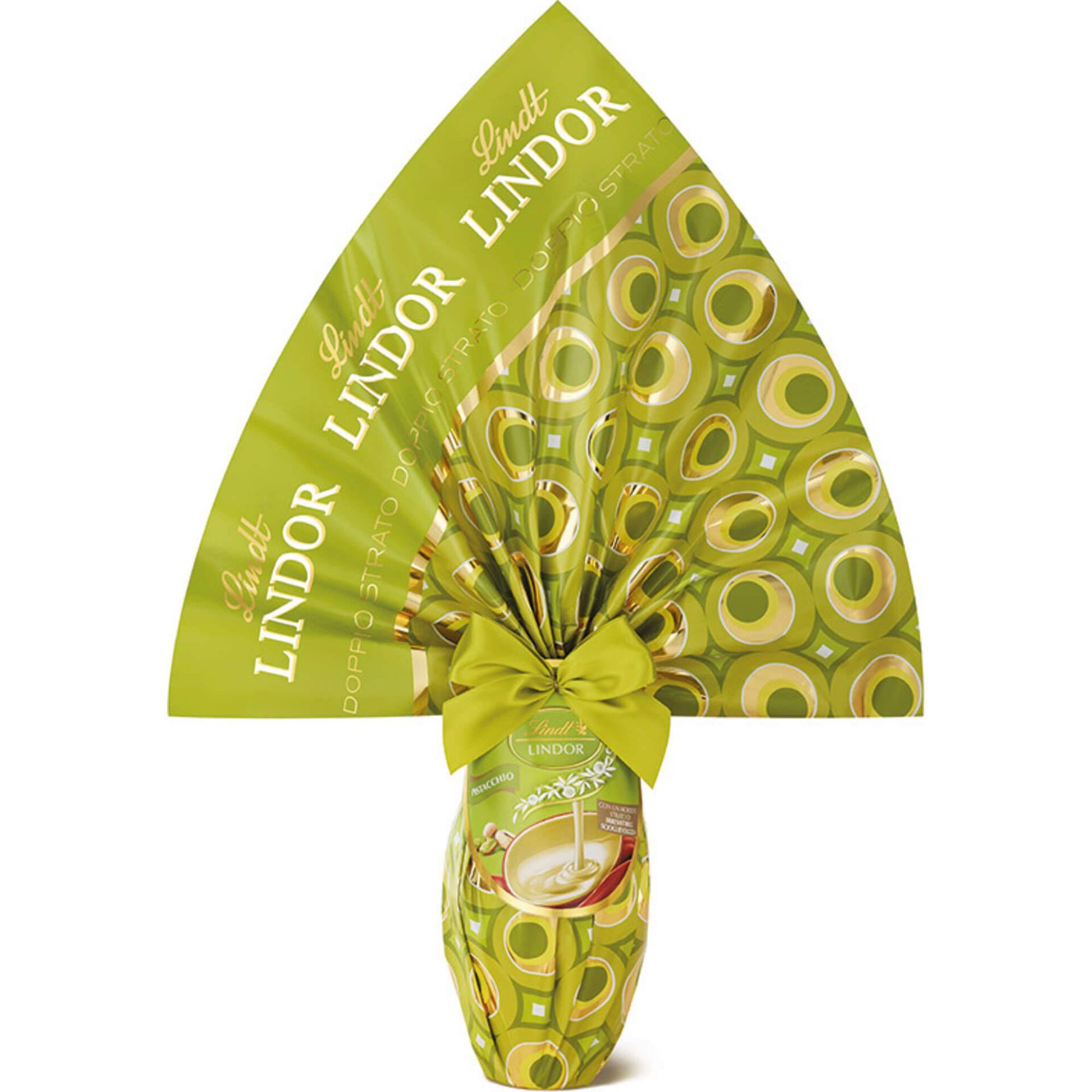 Ovo Chocolate de Leite com Pist&aacute;chio Lindor Lindt