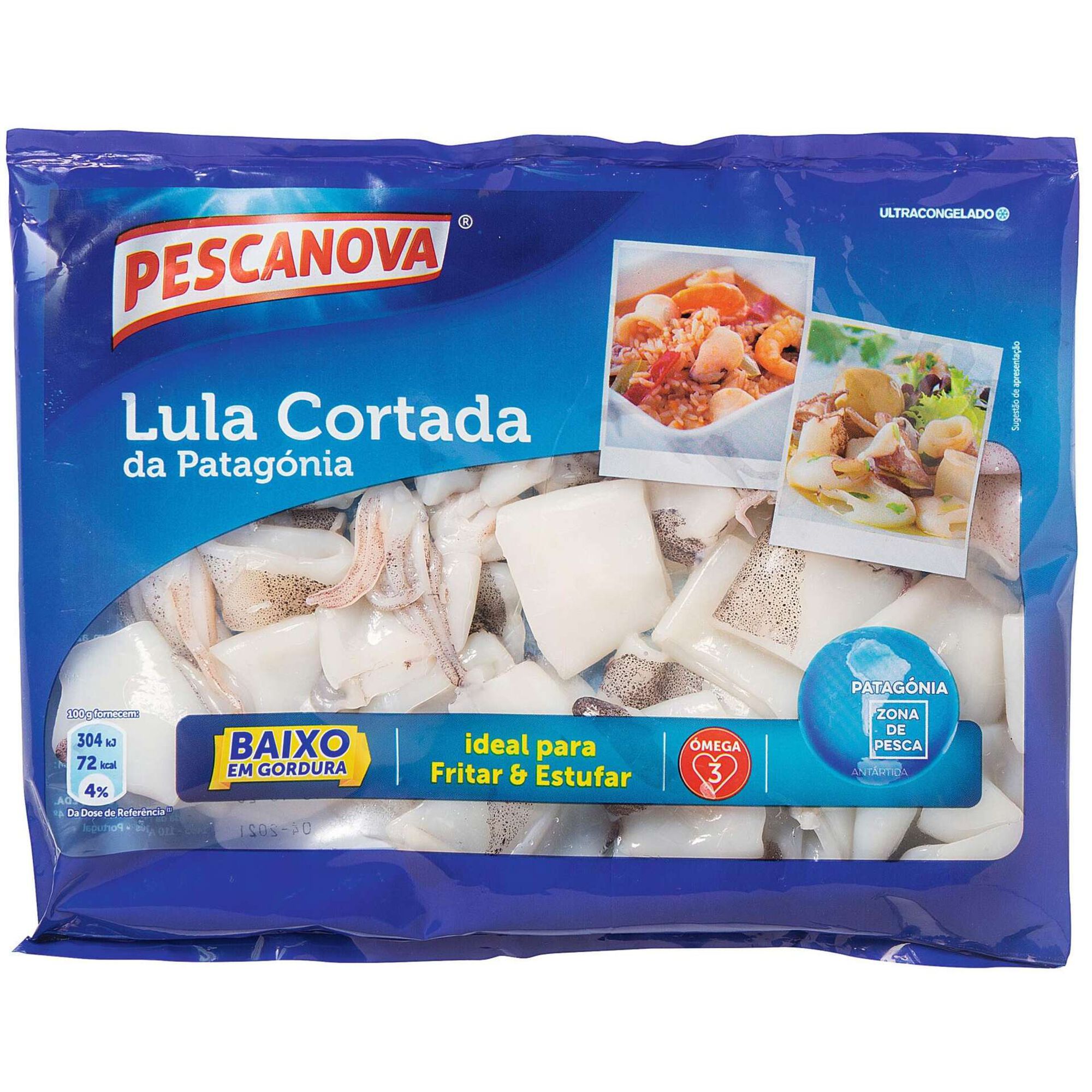 Lula Cortada da Patagónia Congelada Lula Cortada da Patagónia Congelada