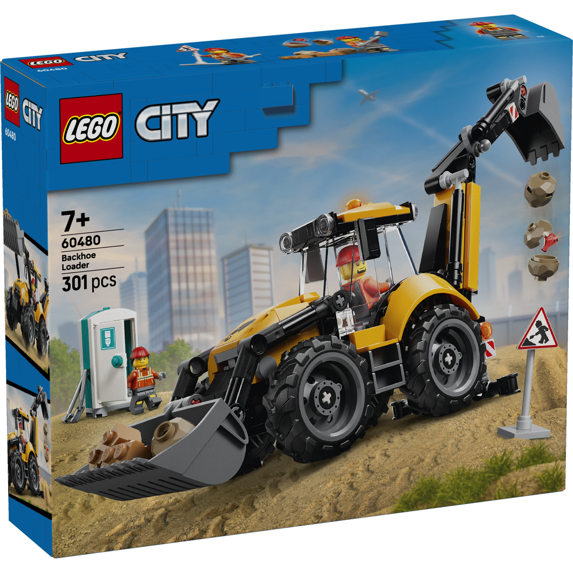 LEGO City - Retroescavadora Amarela - 60480