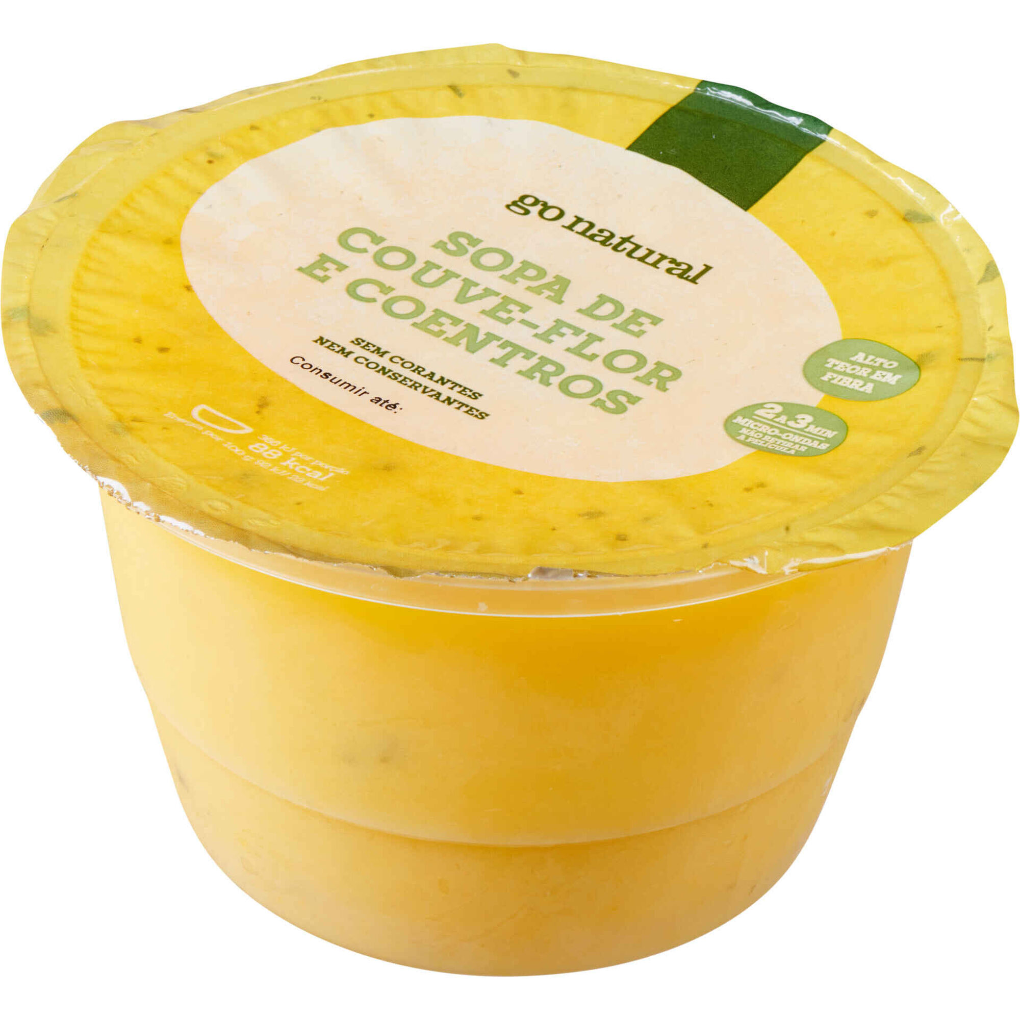 Sopa Couve Flor e Coentros