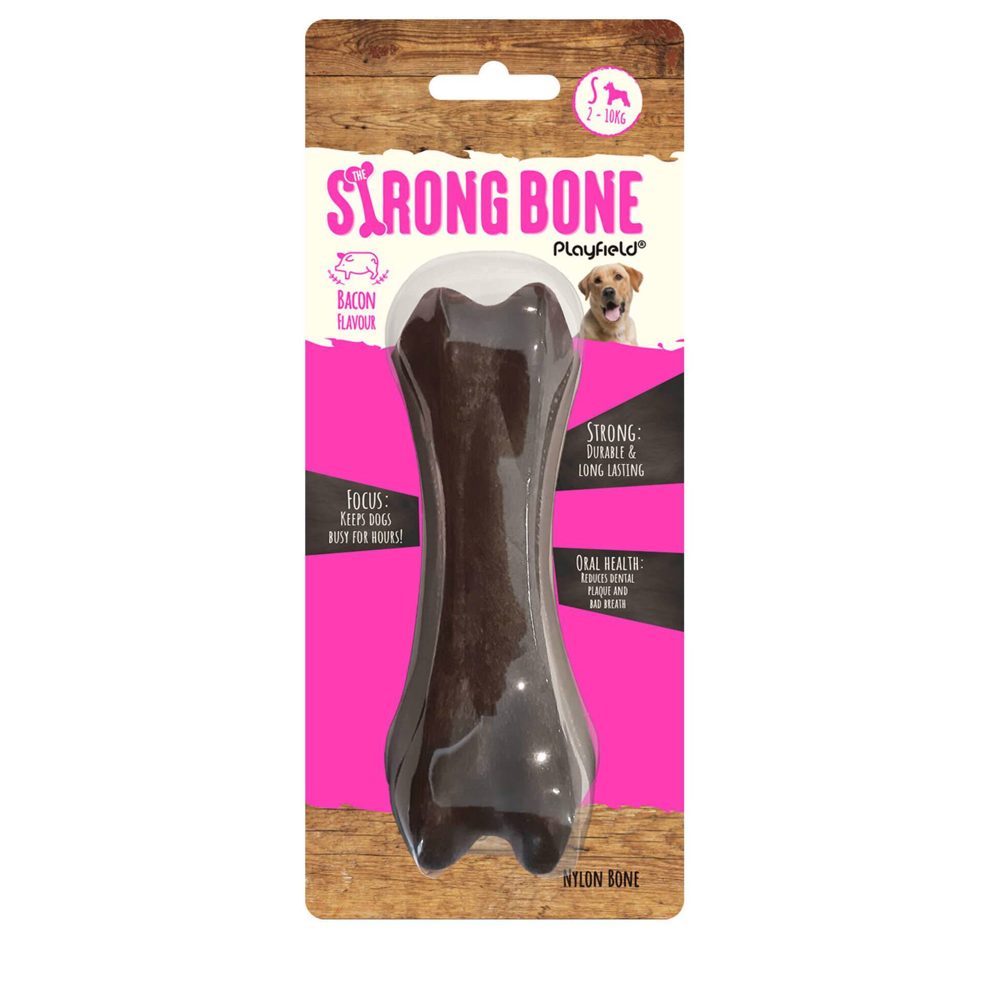 Osso para C&atilde;o Bacon 11 cm Strong Bone