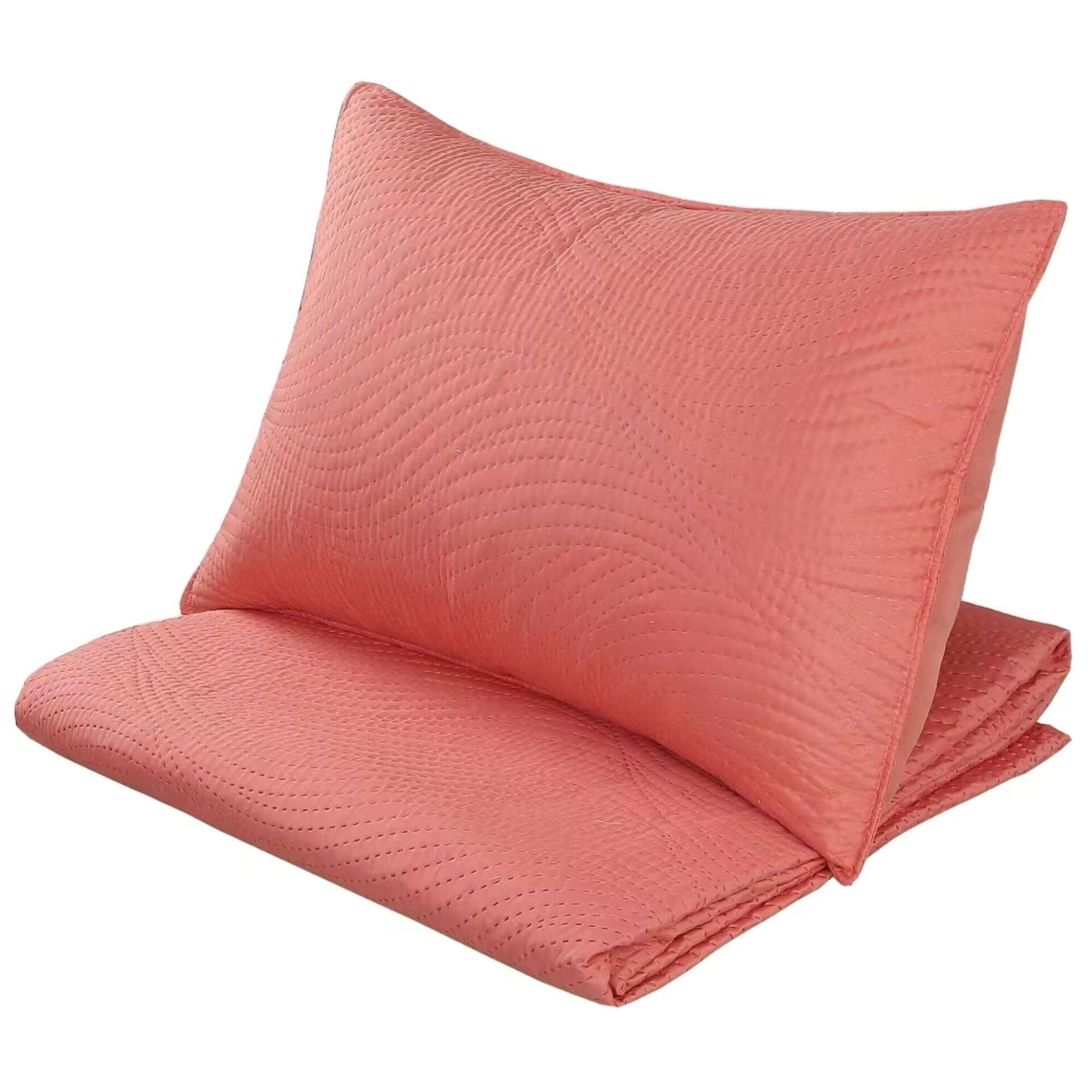 Colcha Decorativa 240x260cm Rosa e Amarelo Warm Boho