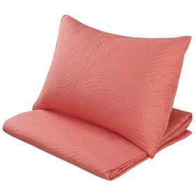 Colcha Decorativa 240x260cm Rosa e Amarelo Warm Boho