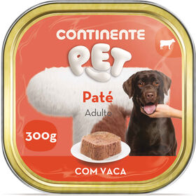 Comida H&uacute;mida para C&atilde;o Adulto Pat&eacute; Vaca