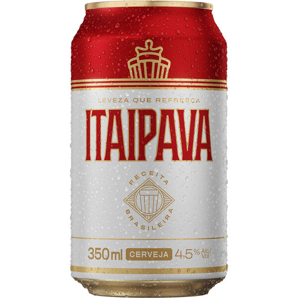 Cerveja em Lata com Álcool Itaipava