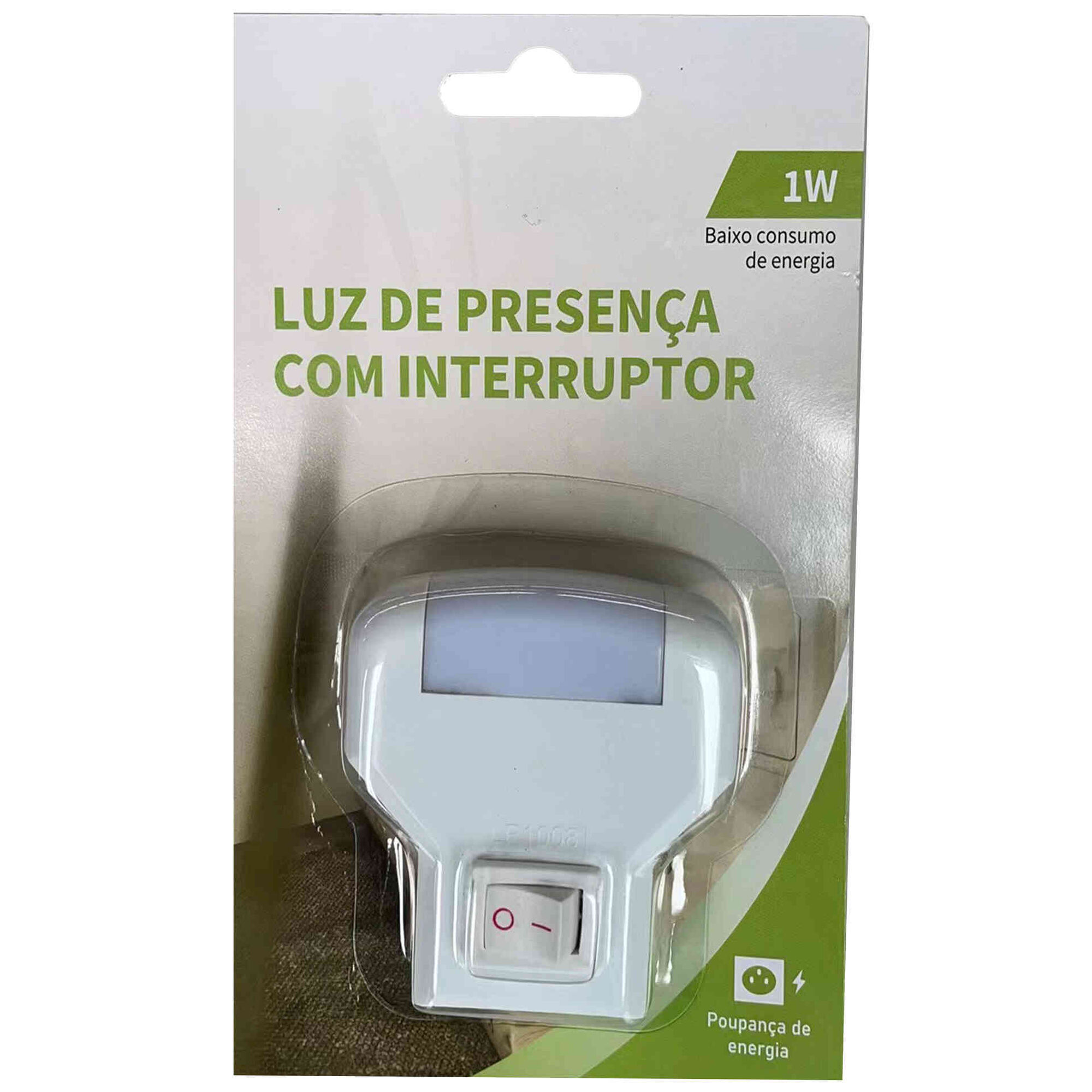 Luz de Presença com Interruptor Branca Luz de Presença com Interruptor Branca