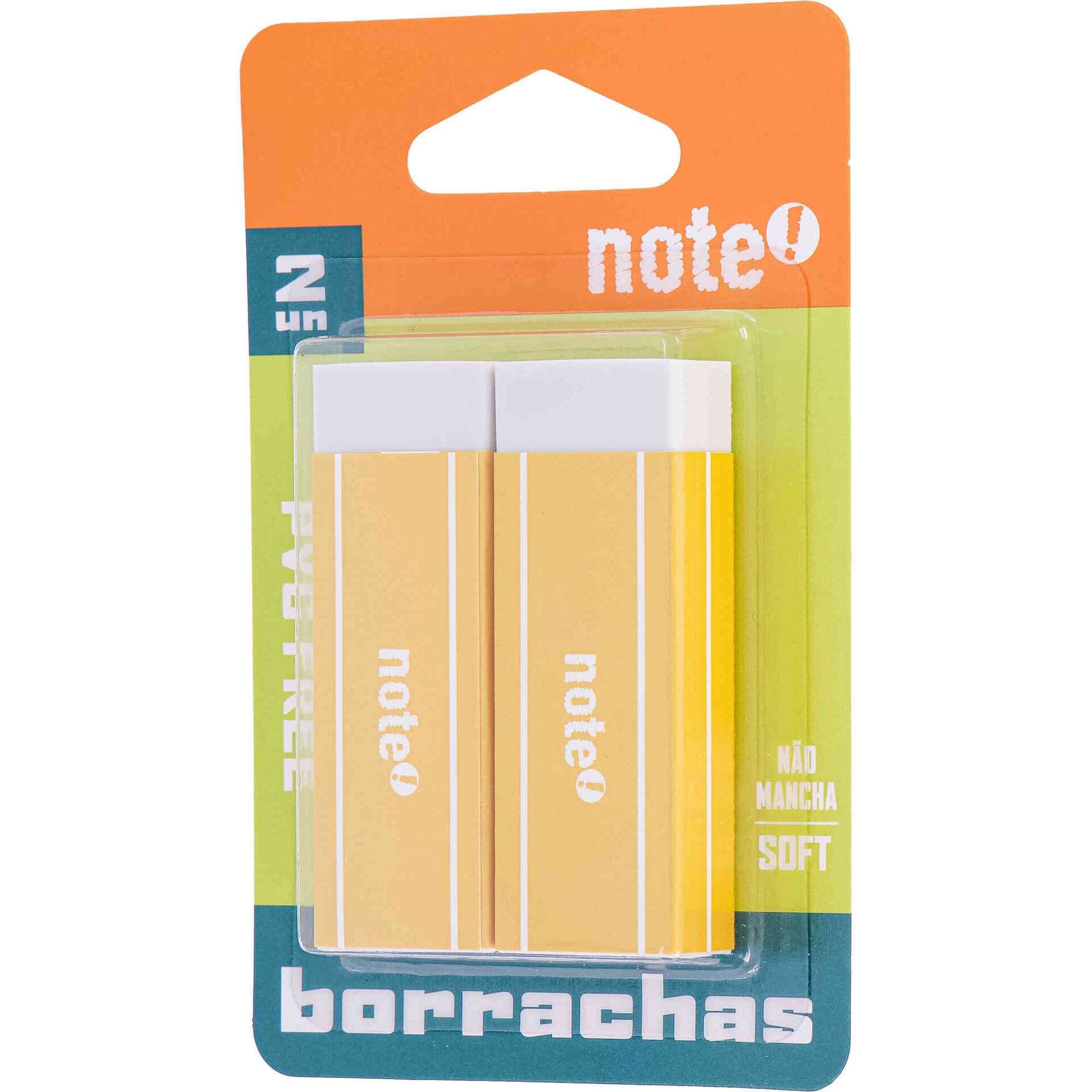 Conjunto 2 Borrachas Brancas Note!