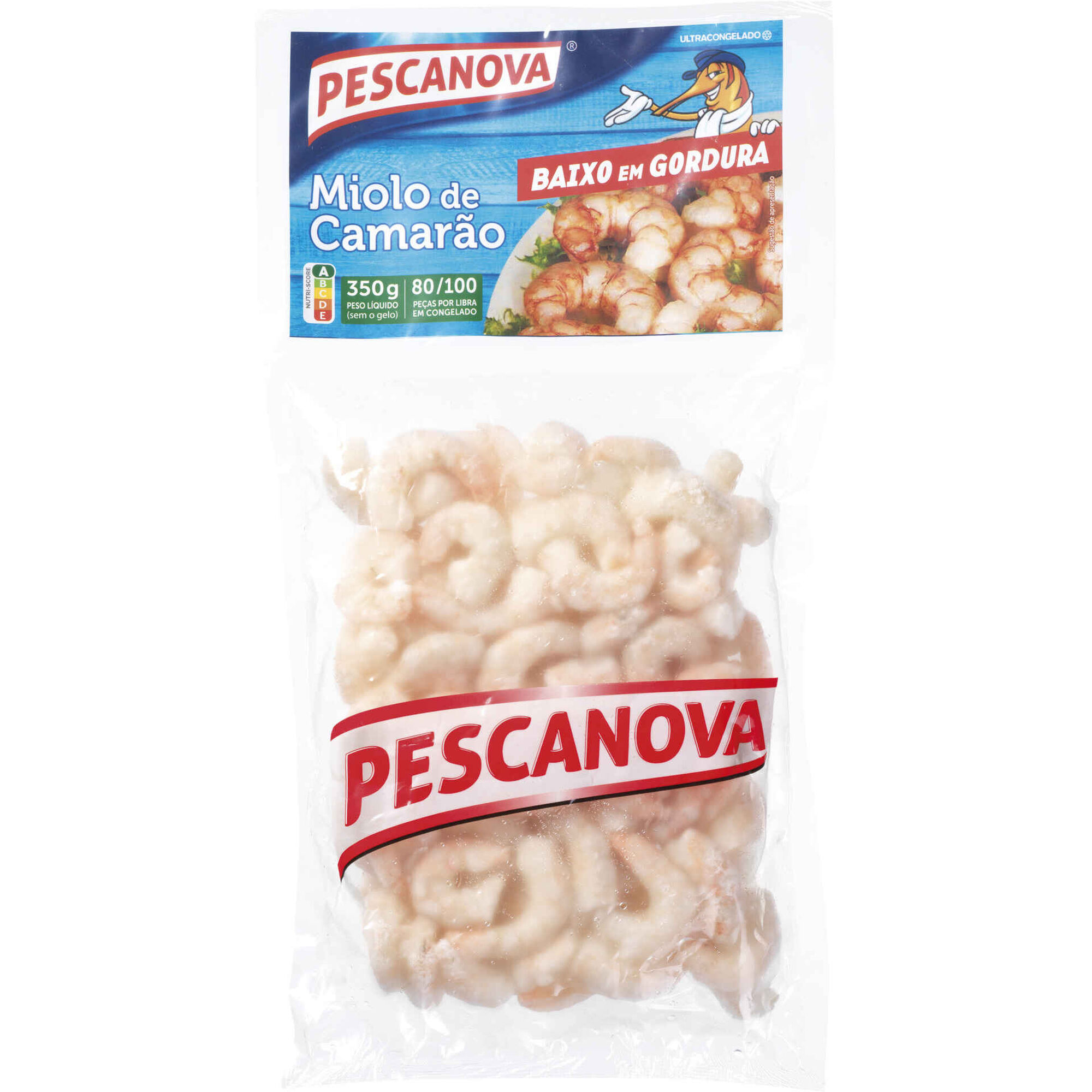 Miolo de Camarão 80/100 Ultracongelado