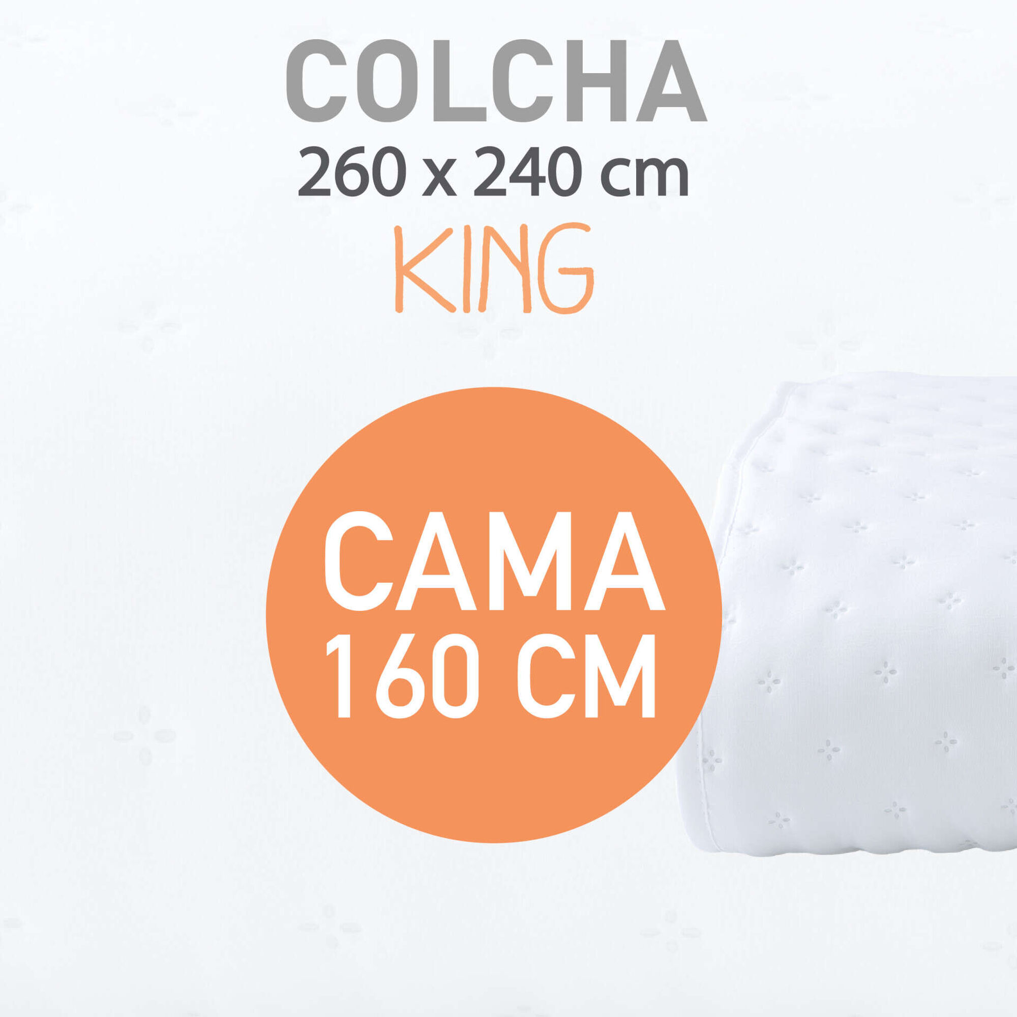 Colcha Washed Branco Kasa