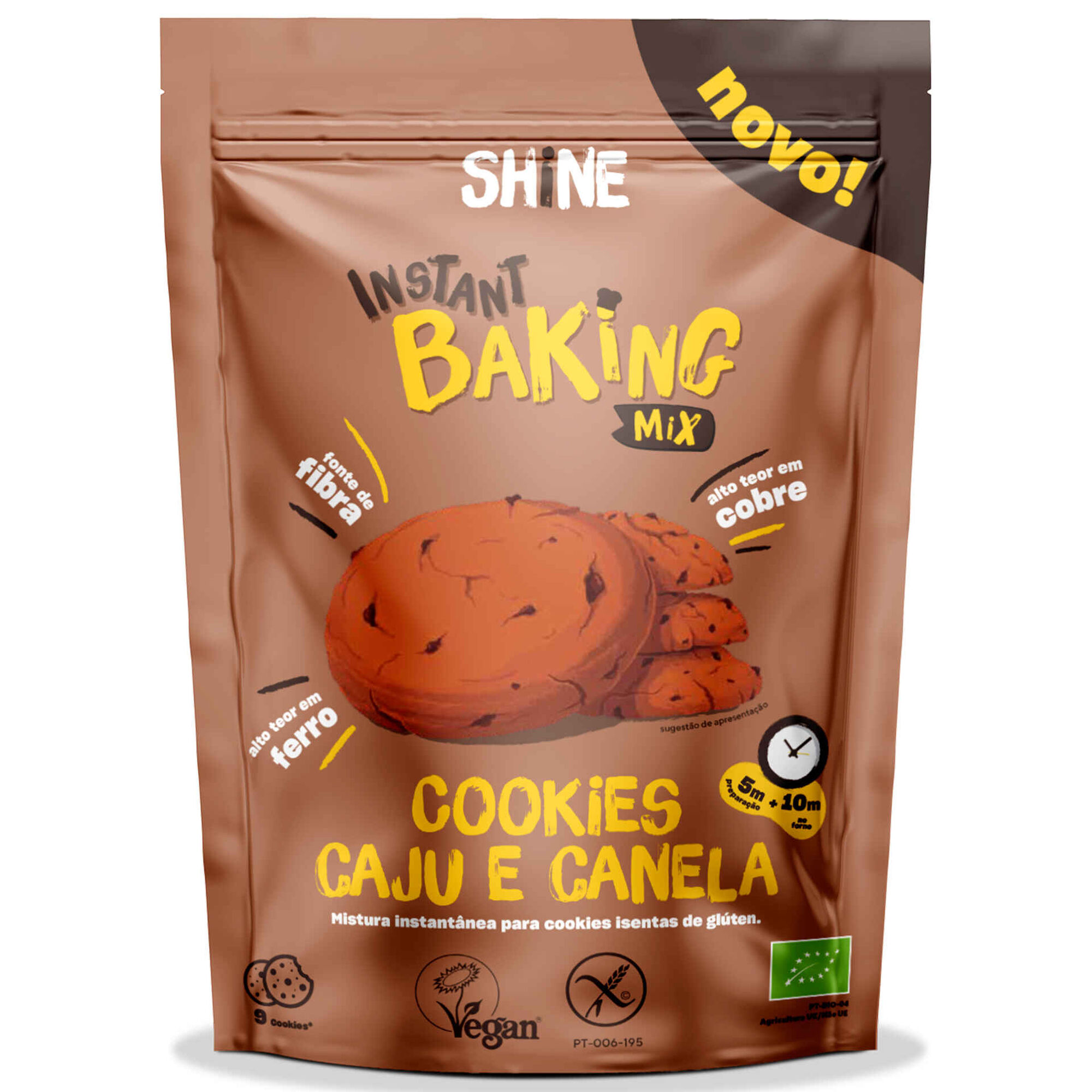 Preparado para Cookies Caju e Canela sem Glúten