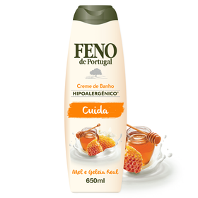 Creme de Banho Hipoalerg&eacute;nico Cuida Mel e Geleia Real Feno