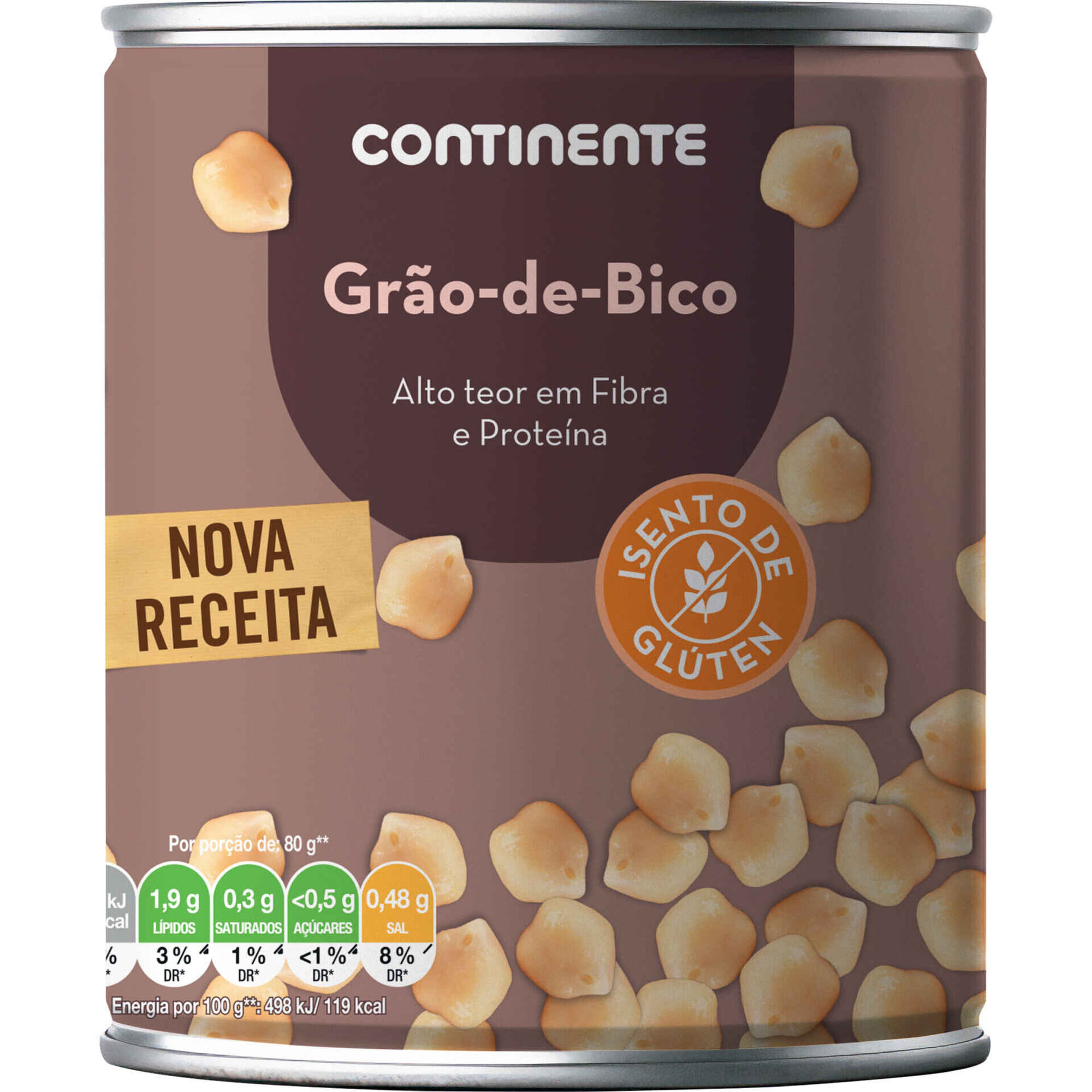 Gr&atilde;o de Bico Cozido Continente