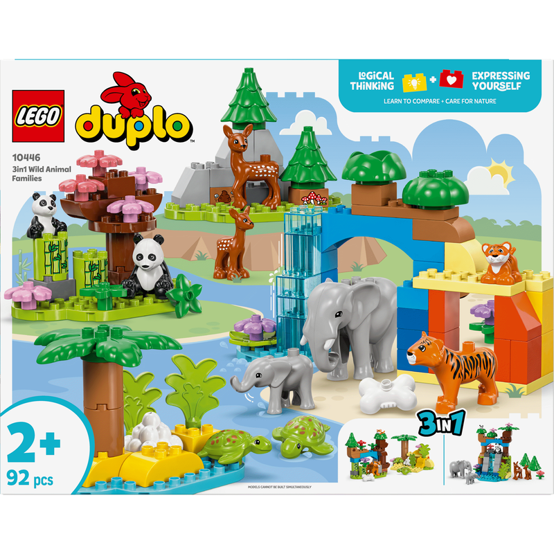 LEGO Duplo - Famílias de Animais Selvagens 3-em-1 - 10446