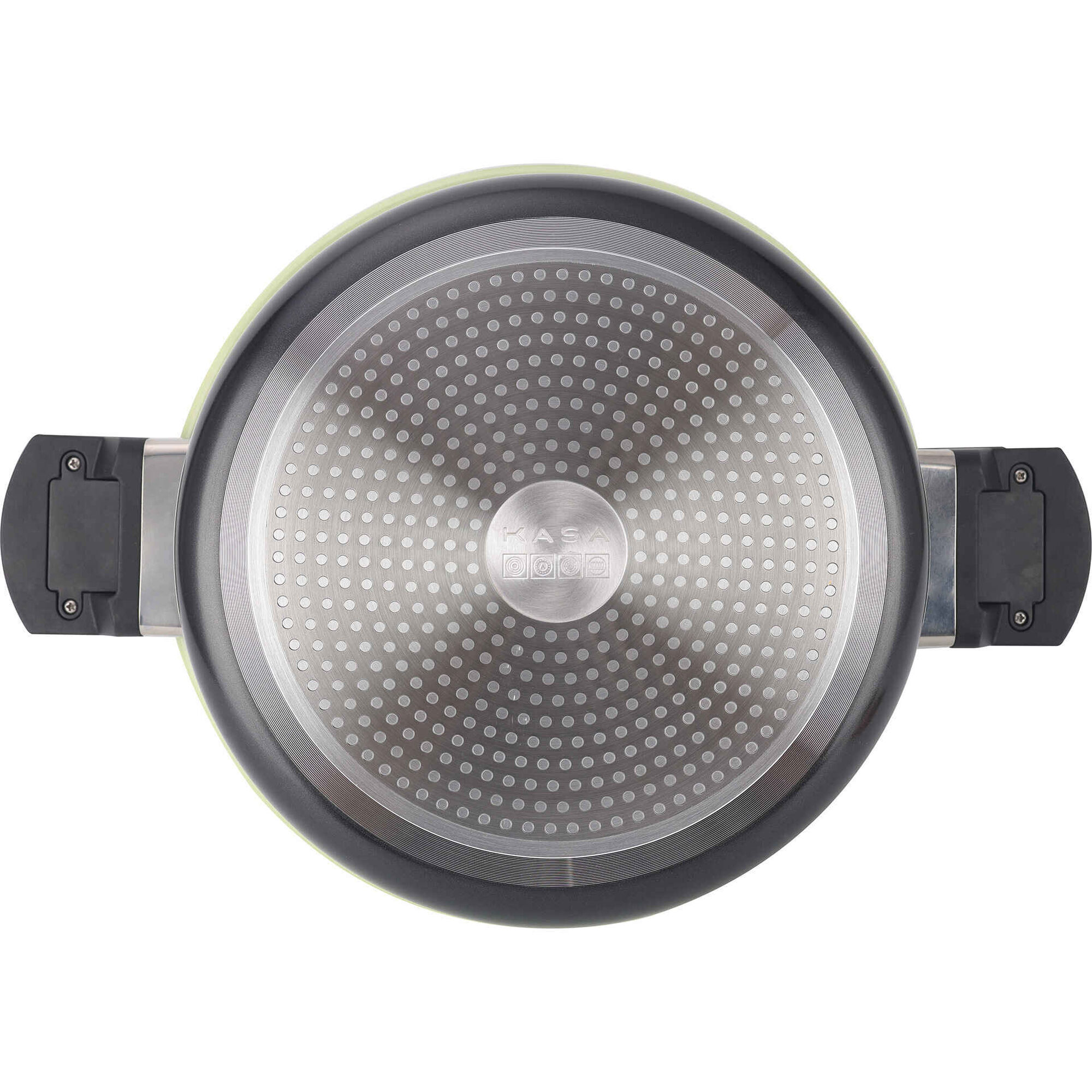 Panela Baixa Press&atilde;o 7L Verde Kasa