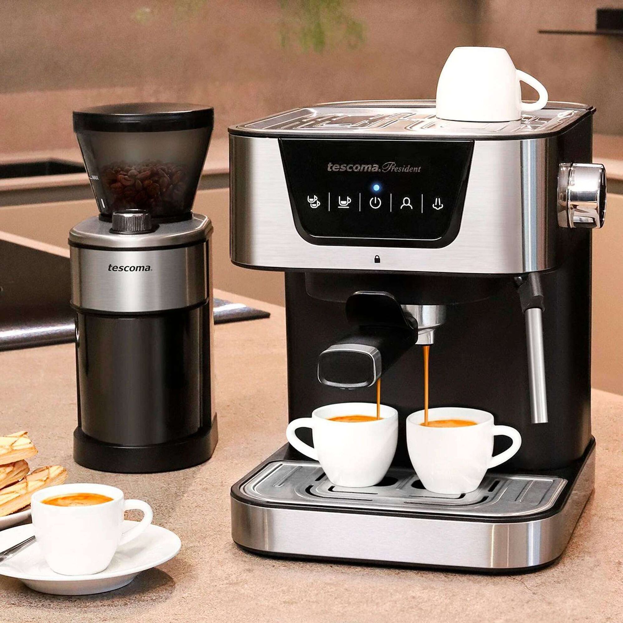 Moinho De Caf&eacute; El&eacute;trico President Tescoma