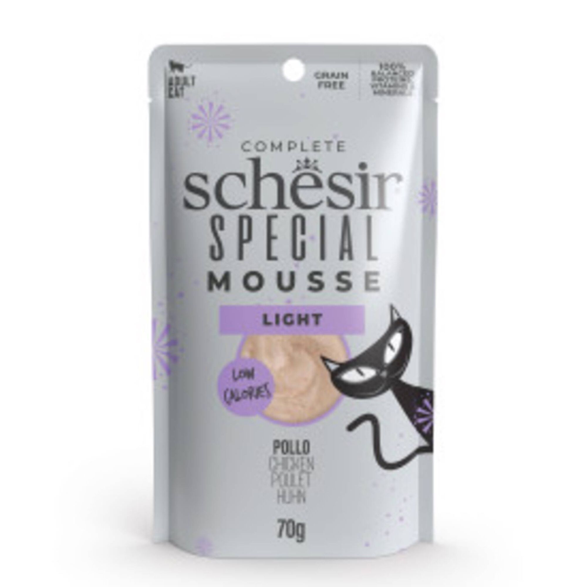 Comida H&uacute;mida para Gato Special Light Mousse Frango Schesir