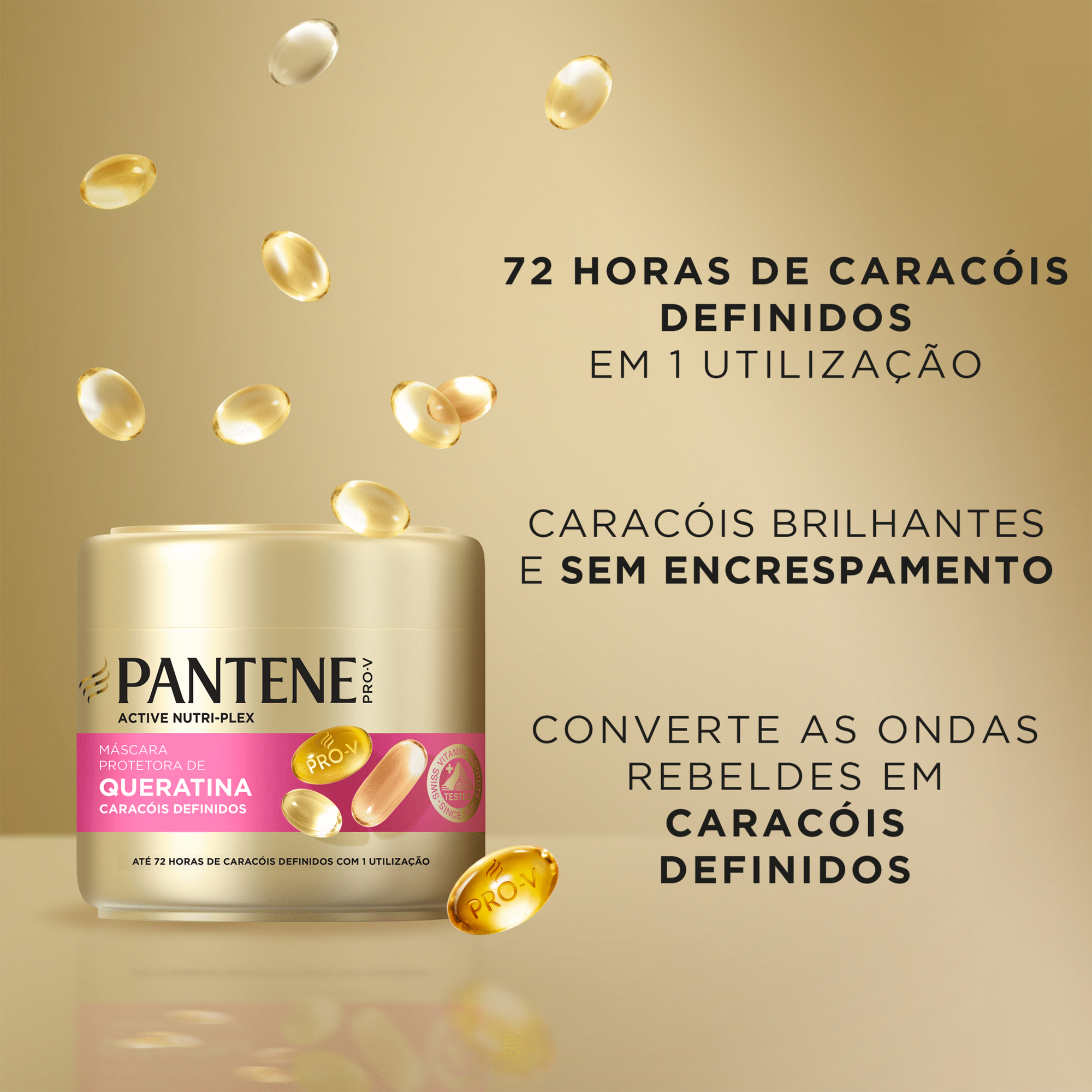M&aacute;scara Cabelo Carac&oacute;is Perfeitos Pantene