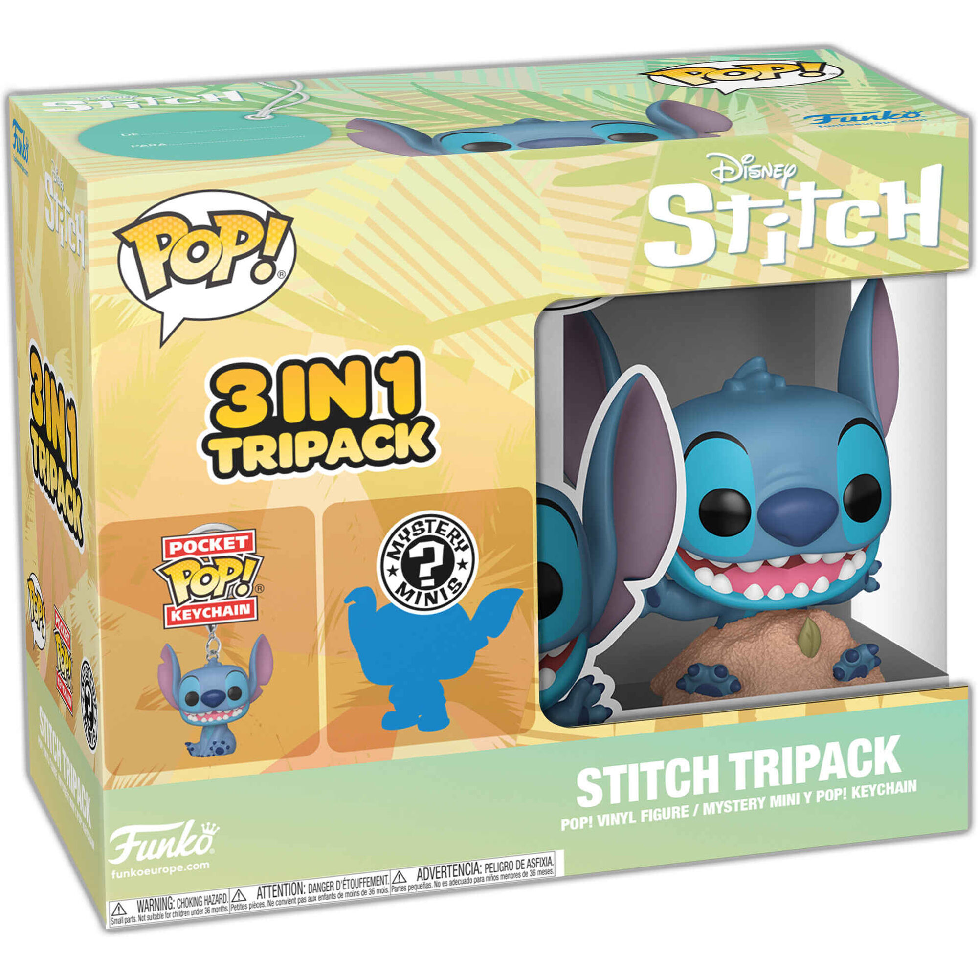 Figura Disney Stitch - Stitch 3 em 1 Tripack