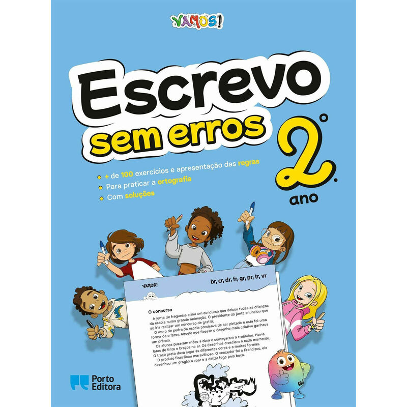 Vamos! Escrevo Sem Erros - 2.º Ano de Porto Editora