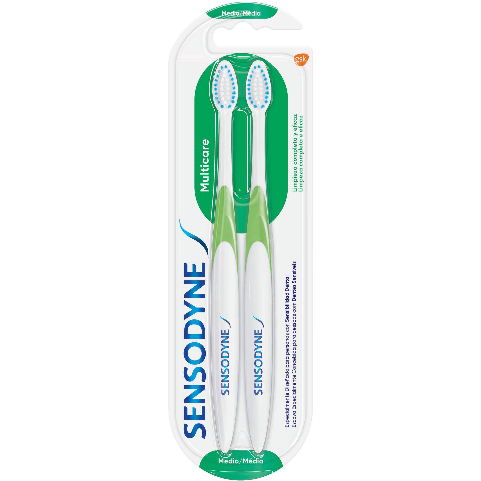Escova de Dentes Multicare Média