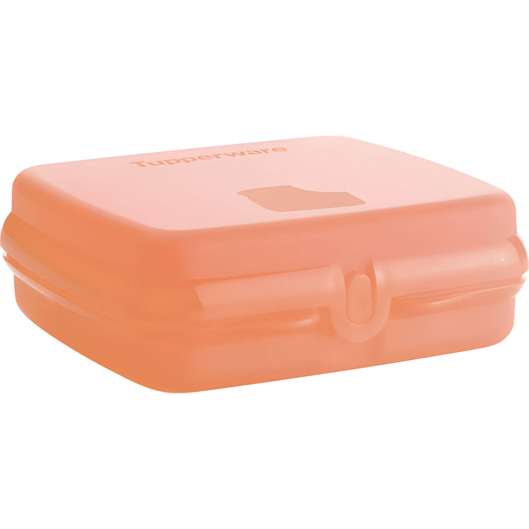 Snack Box Retangular Laranja Tupperware
