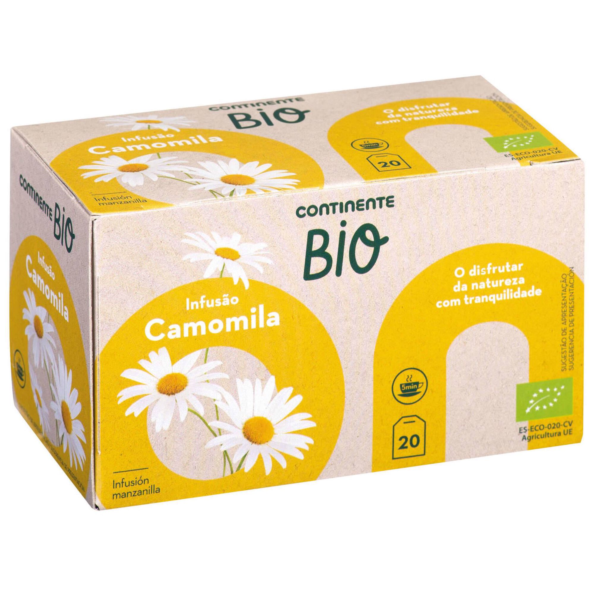 Infusão Camomila Saquetas