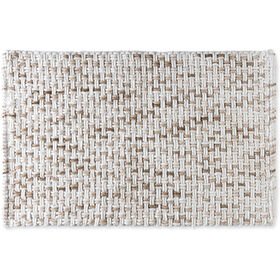 Tapete Tran&ccedil;as Chenille 80x50 Bege Kasa