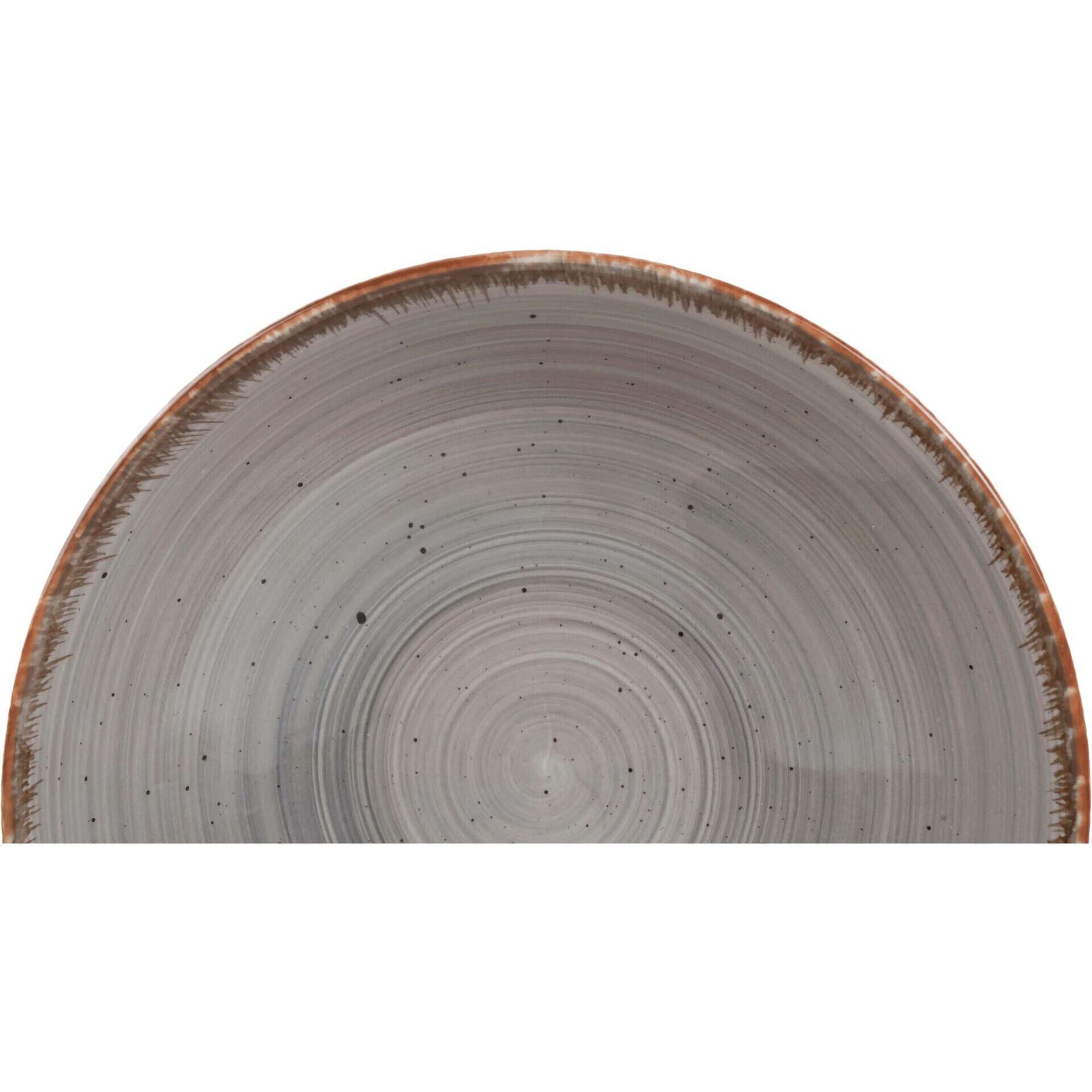Prato Sopa 18cm Cinza Seia Kasa