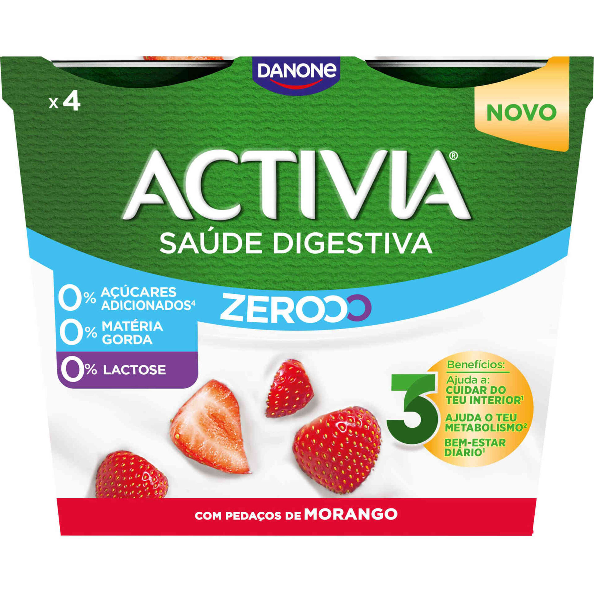 Iogurte Bifidus Pedaços Magro Morango sem Lactose Iogurte Bifidus Pedaços Magro Morango sem Lactose