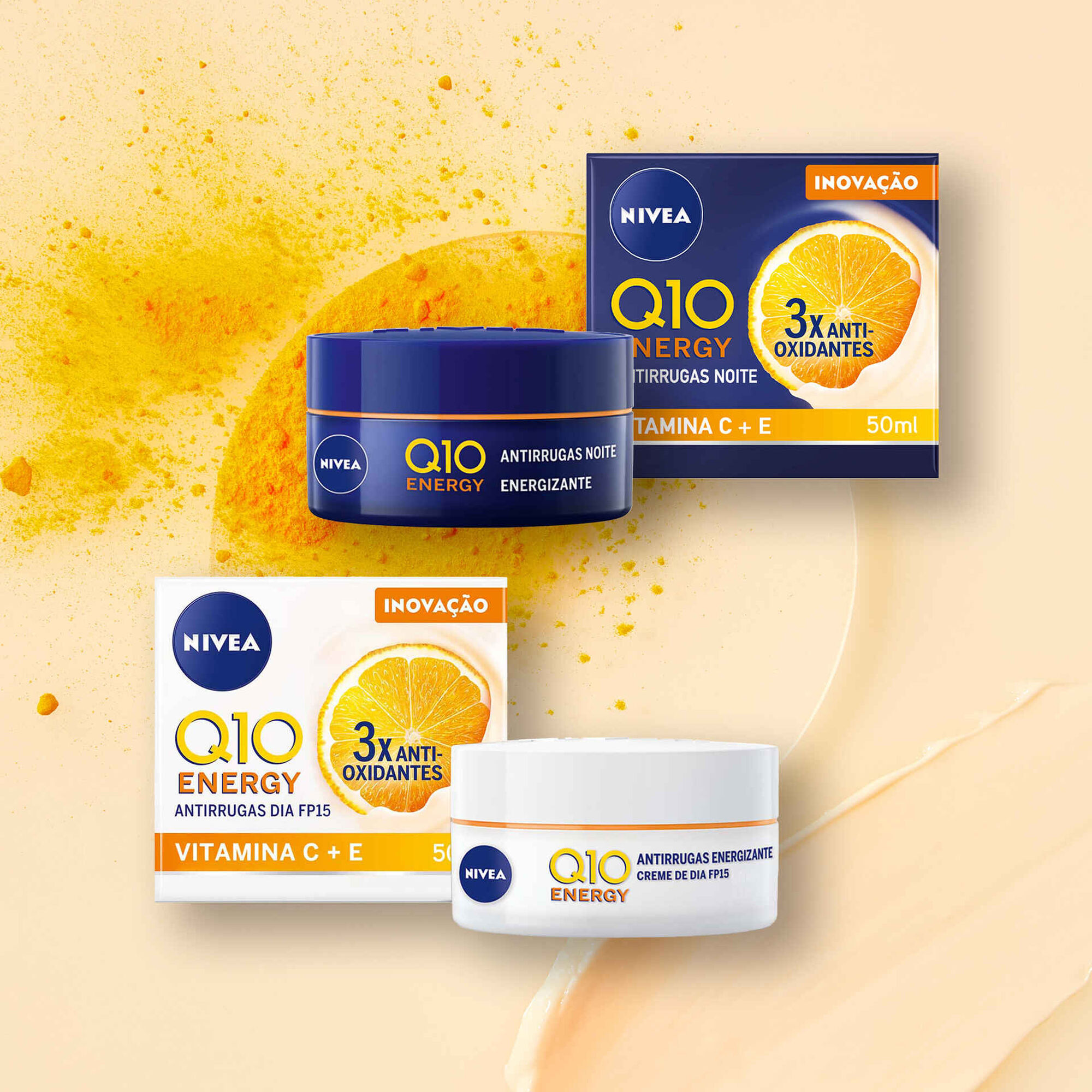 Rotina de Rosto Energizante Q10 + Vitamina C