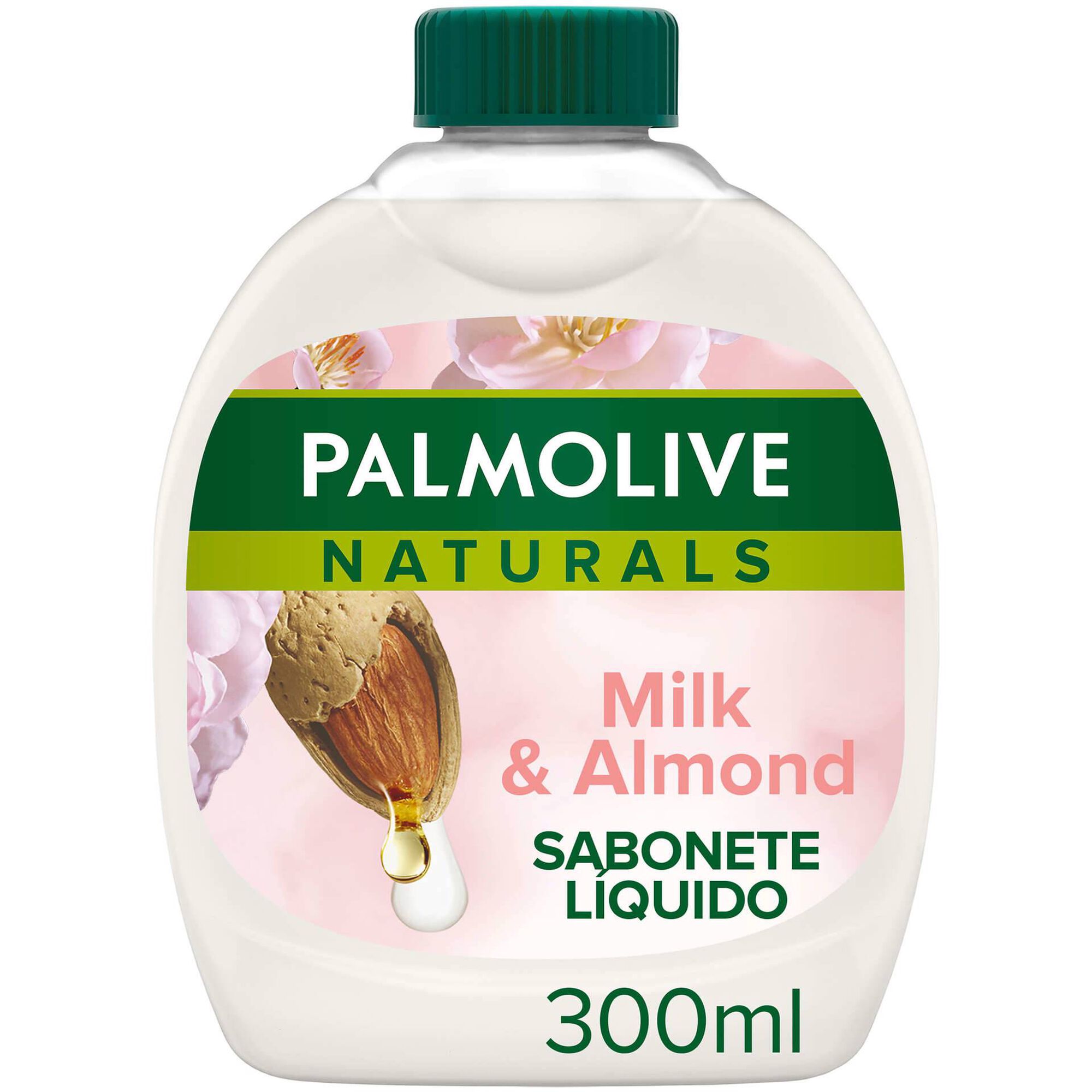 Sabonete L&iacute;quido Recarga Naturals Leite de Am&ecirc;ndoa