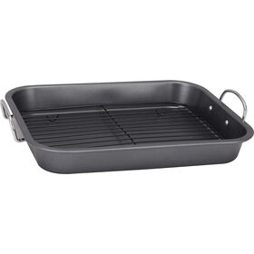 Assadeira Antiaderente 38x25cm com Grelha