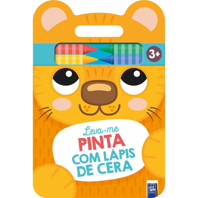 Leva-me Pinta com Lápis de Cera - Amarelo 3+