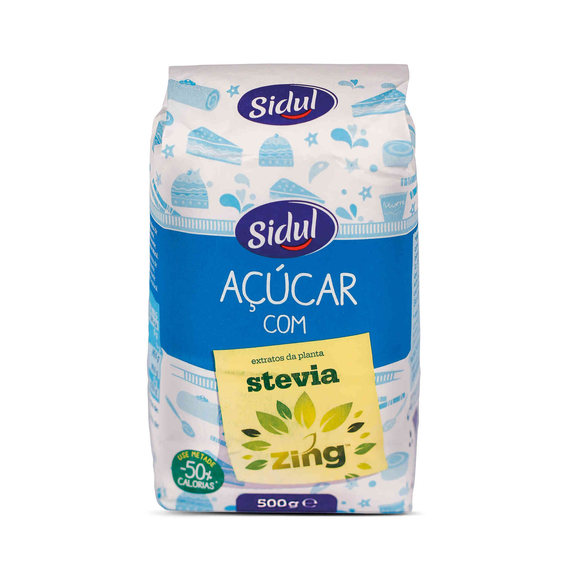 Açúcar Branco com Stevia Açúcar Branco com Stevia