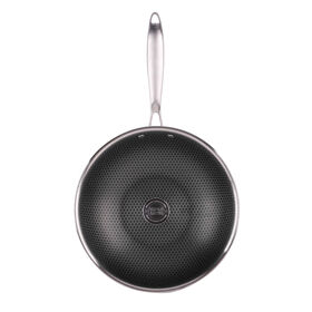 Wok Antiaderente Aço Inoxidável 28cm Multilayer Wok Antiaderente Aço Inoxidável 28cm Multilayer