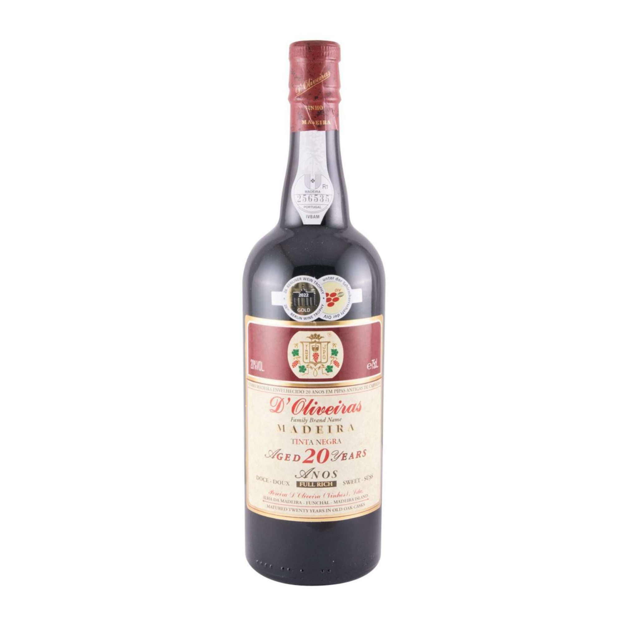 D'Oliveiras 20 Anos Vinha Da Madeira Doce