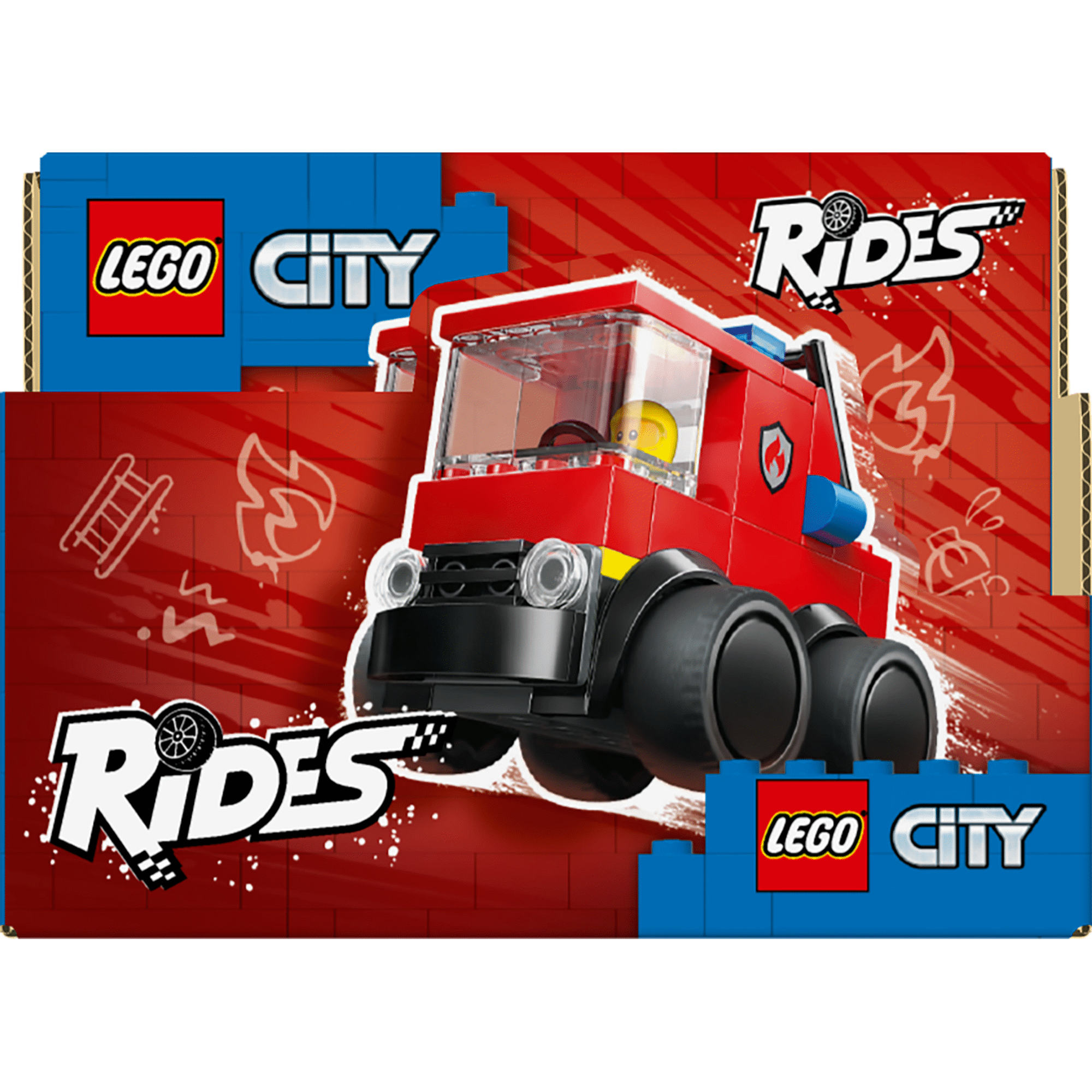 LEGO City - Ve&iacute;culos &ndash; Cami&atilde;o dos Bombeiros - 60482