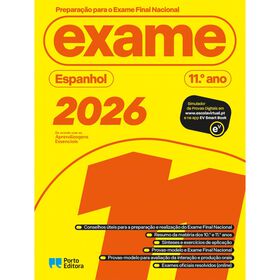 Prepara&ccedil;&atilde;o para o Exame Final Nacional 2026 - Espanhol - Inicia&ccedil;&atilde;o - 11.&ordm; Ano de V&aacute;rios Autores