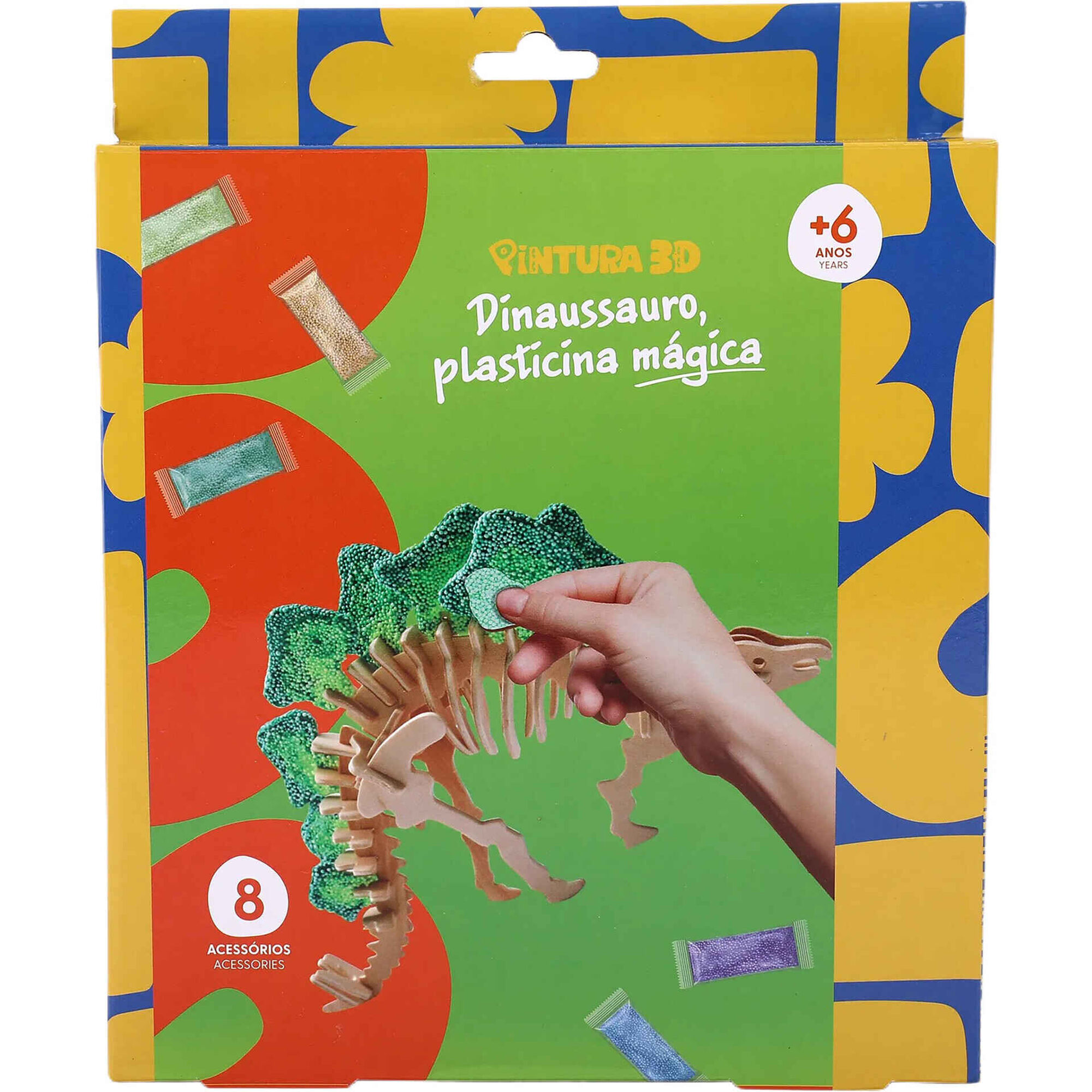 Kit Plasticina M&aacute;gica (v&aacute;rios modelos) Pintura