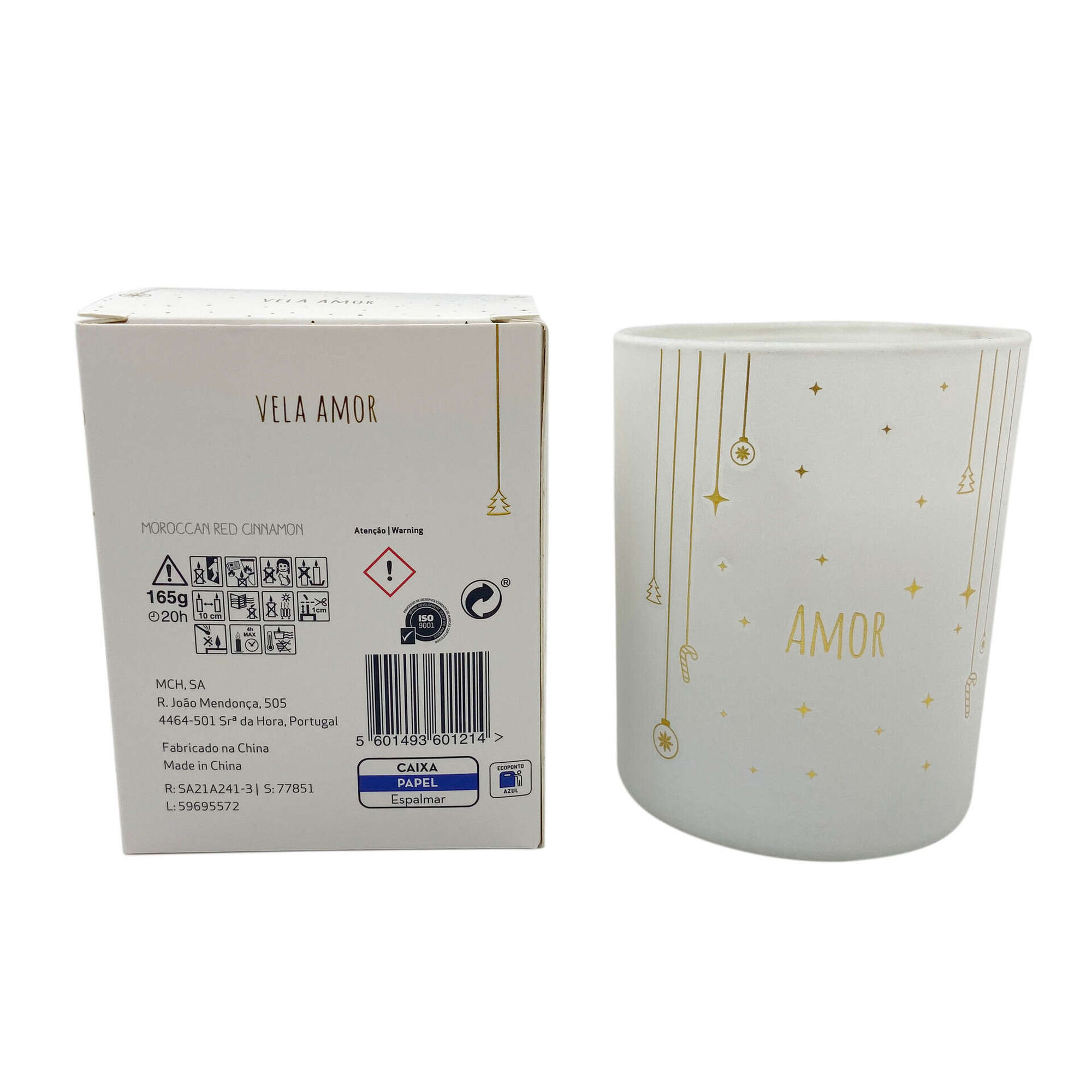 Vela em Copo 165g Branca Amor