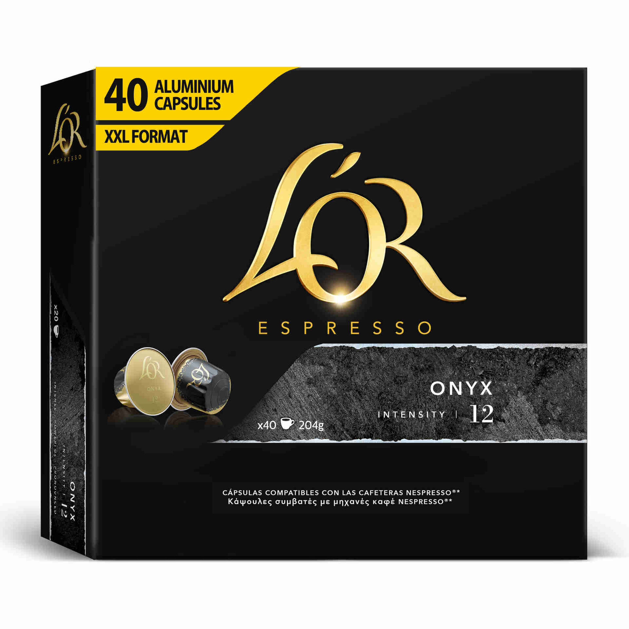 Cápsulas de Café Onyx Int 12