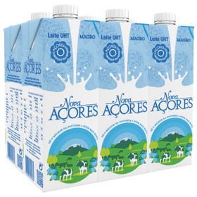 Leite UHT Magro Nova A&ccedil;ores
